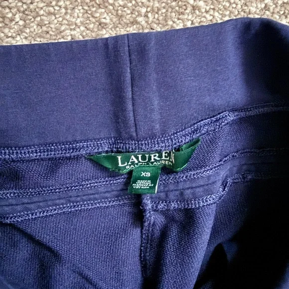 Lauren Ralph Lauren Navy Track Pants - Picture 3 of 5